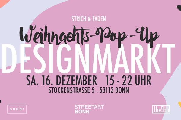 POP UP Designmarkt Bonn // 16.12.2017