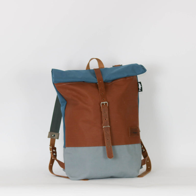 Rucksack Roll Top "Janno" • Petrol Rost