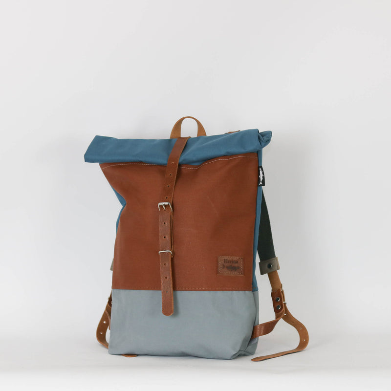 Rucksack Roll Top "Janno" • Petrol Rost