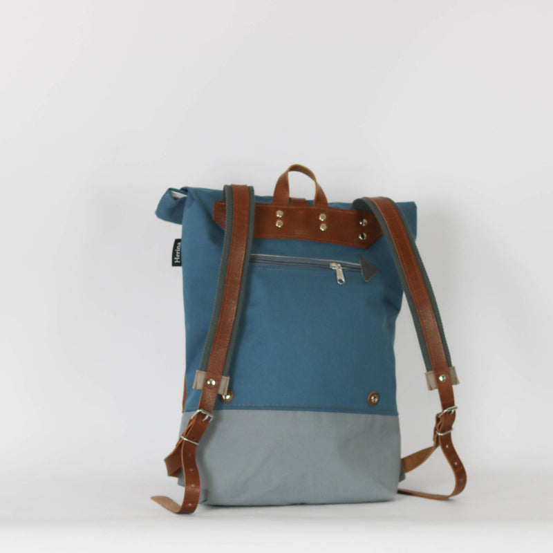 Rucksack Roll Top "Janno" • Petrol Rost