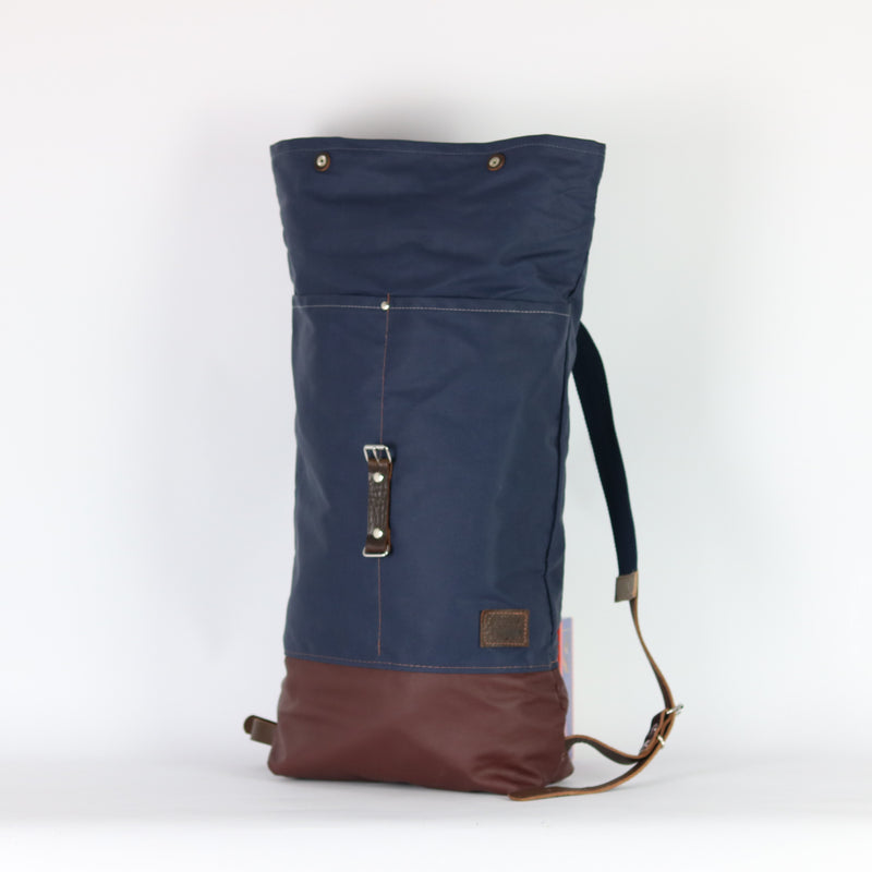 Rucksack Roll Top "Emil" • Navy Blau