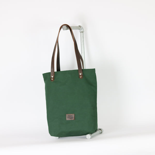 Handtasche / Shopper "Finn"  •  Wasserfest •  Waldgrün Honiggelb
