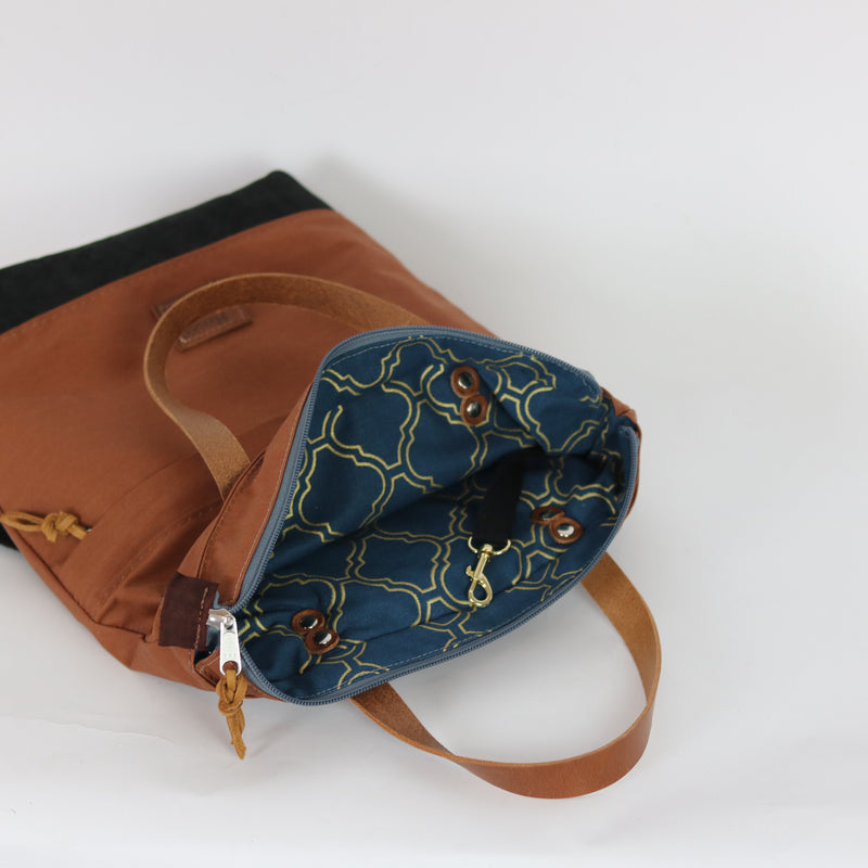 Rucksack Tasche "Aska"  • Shopper mit Rucksack Funktion  • Rost • 2in1 Convertible Tote Bag